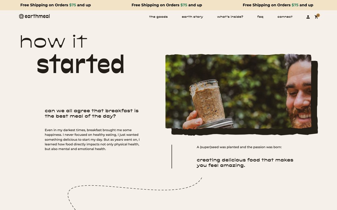 EarthMeal — Founder narrative
