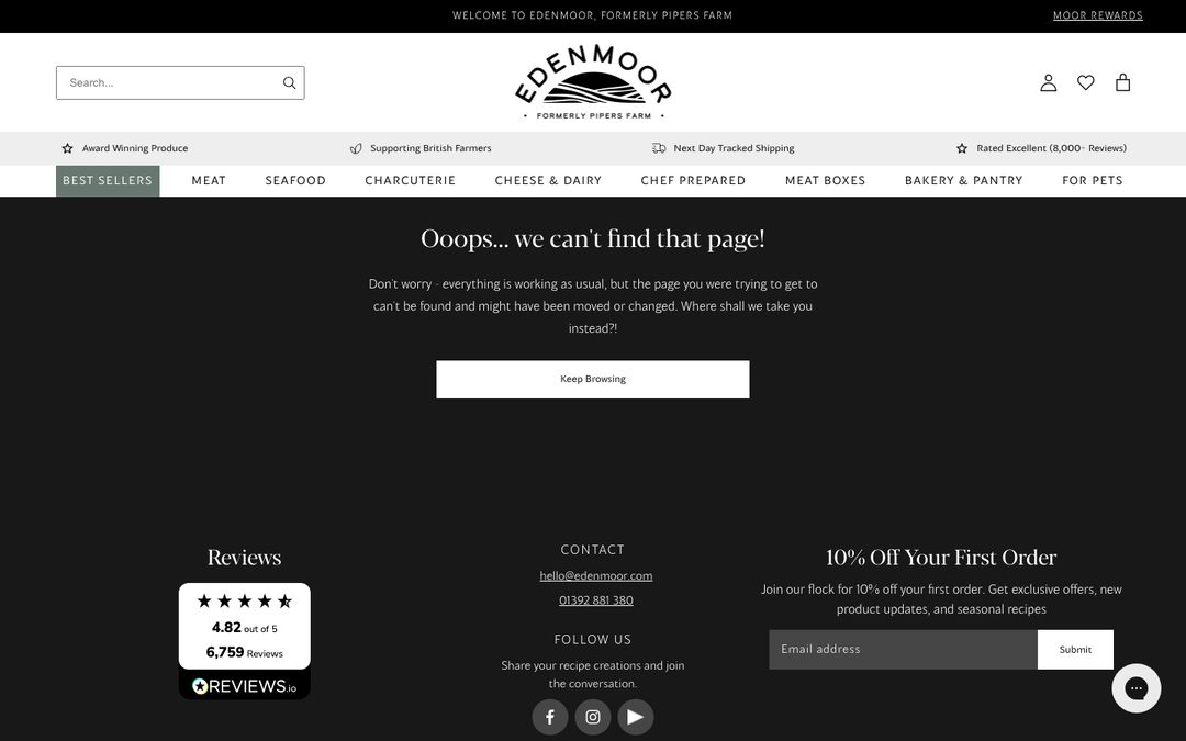 Edenmoor — Meat boxes — bundled merchandising